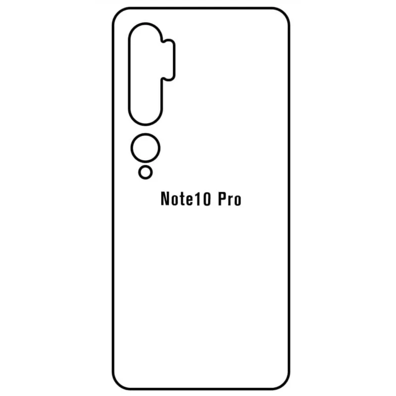 Ochranná fólia Sunshine Hydrogel pre Xiaomi Redmi Note 10 Pro Variant:: zadná čirá