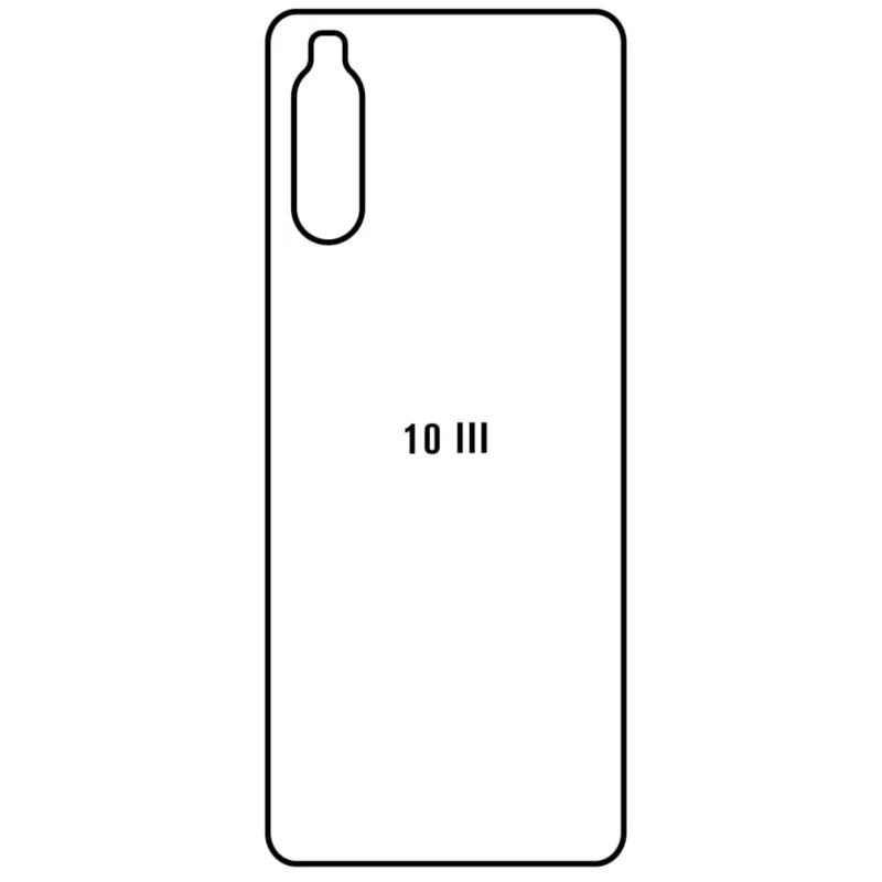 Ochranná fólia Sunshine Hydrogel pre Sony Xperia 10 III Variant:: zadná čirá