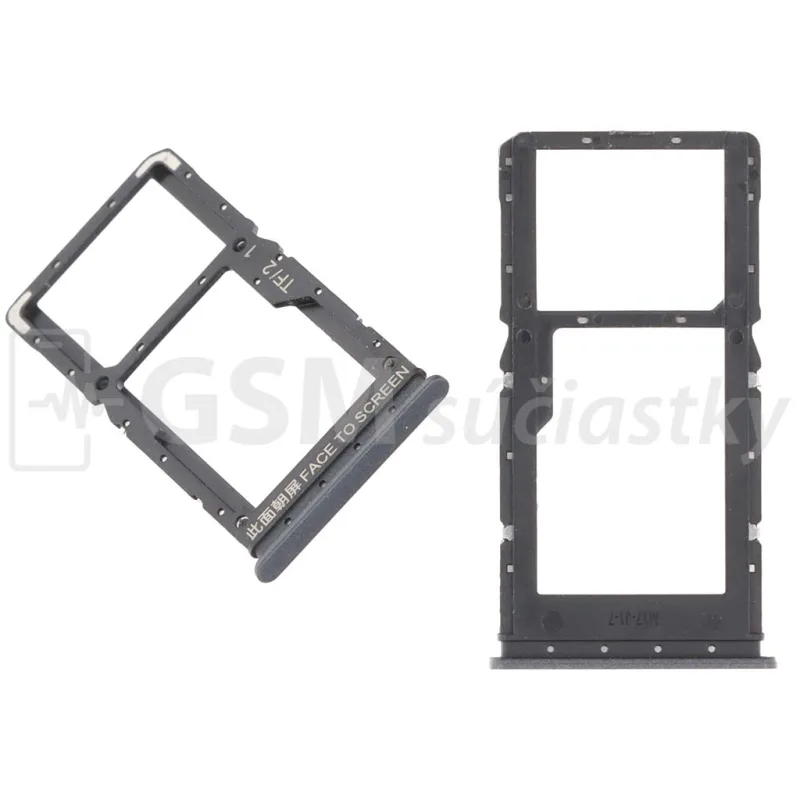 Držiak SIM karty Xiaomi Redmi Note 12 5G Dual Farba: Čierna