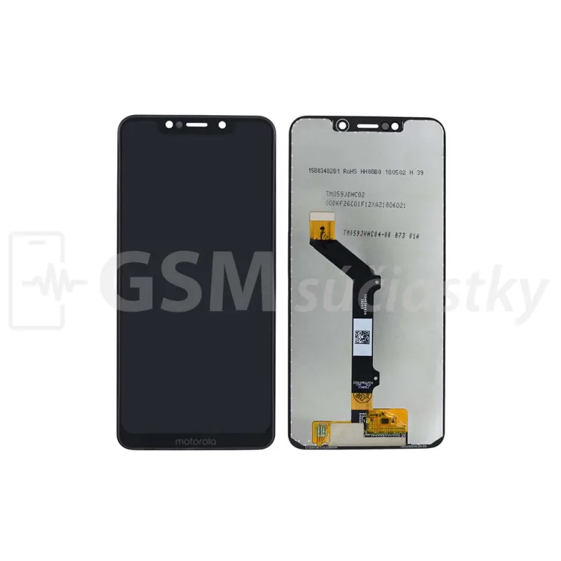 LCD Displej + Dotykové sklo Motorola Moto ONE Farba: Čierna