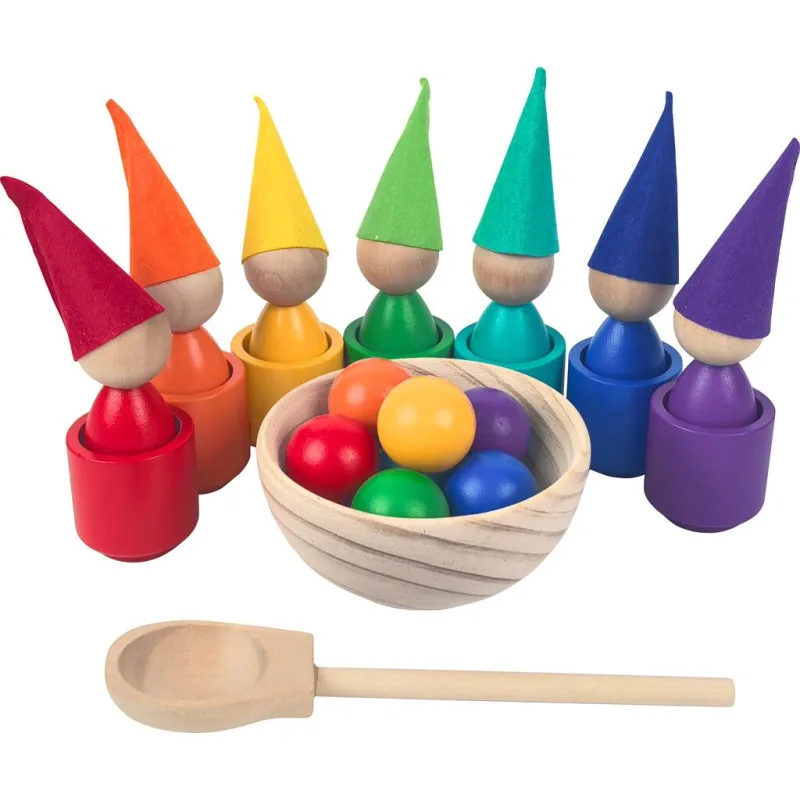 2Kids Toys Dúhové bábiky s loptičkami 7 farieb