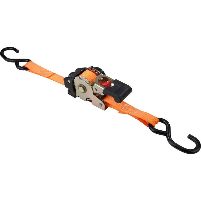 Popruh Strend Pro samonavíjací s račňou 25 mm, 1,8 m, 300 kg