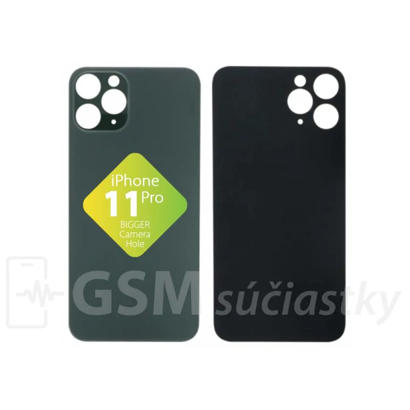 iPhone 11 Pro - Zadné sklo housingu Midnight Green