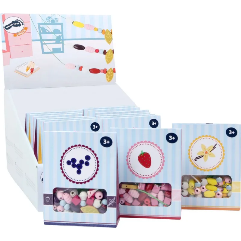 Drevené korálky pre deti Candy 1 ks