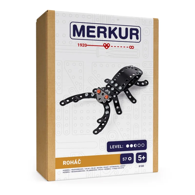 Merkur Chrobáčiky - Roháč, 57 dielikov