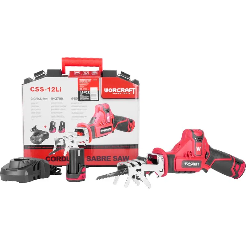 Píla Worcraft CSS-12Li, 12V, chvostová vyvetvovacia