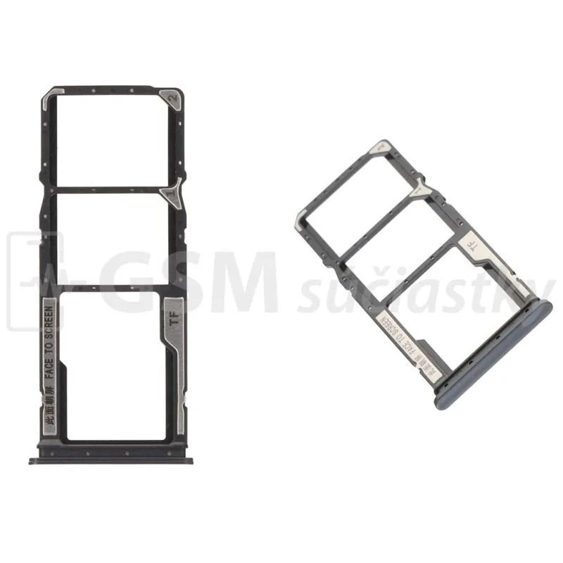 Držiak SIM karty Xiaomi Redmi 10A Dual Farba: Čierna