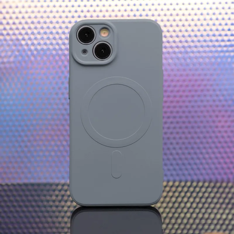 MagSafe Silikónový kryt s magnetickým nabíjaním Apple iPhone 16 Pro Max, Svetlo Modrý