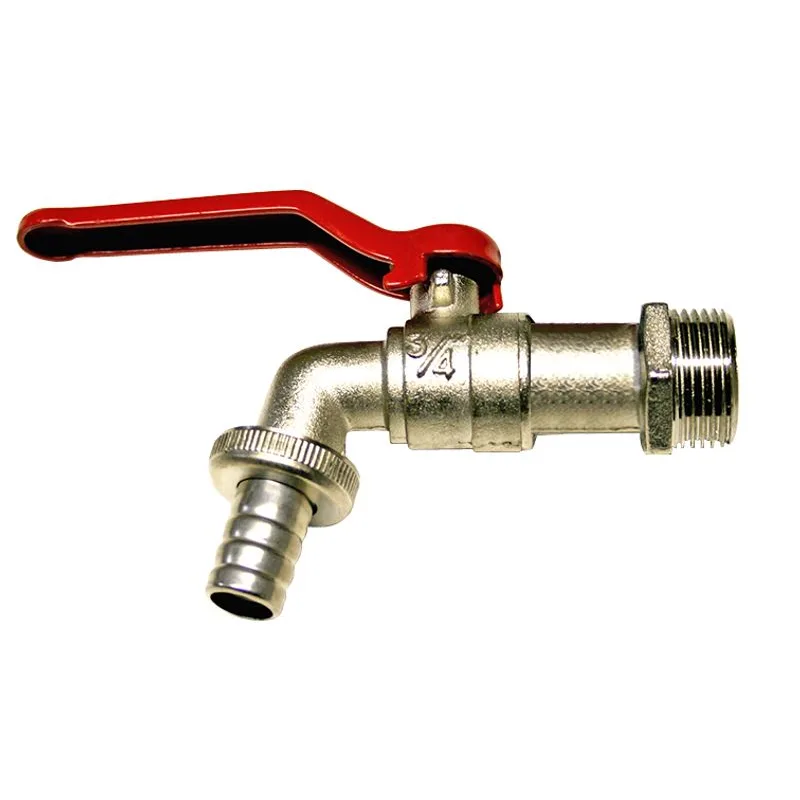 Guľový ventil na vodu PP0911 3/4", záhradný, sivý/červený