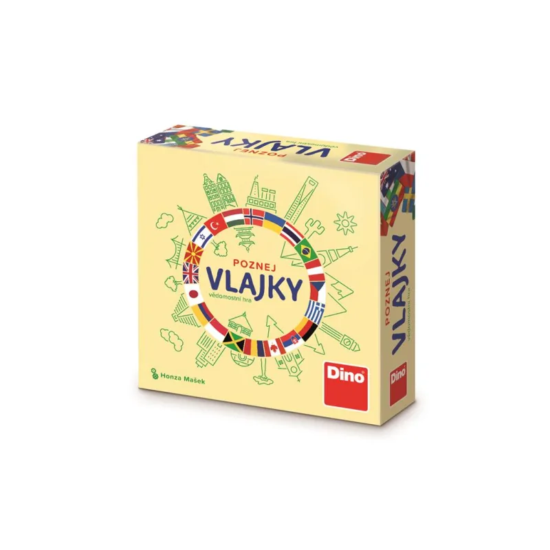 Dino Cestovná hra Spoznaj vlajky