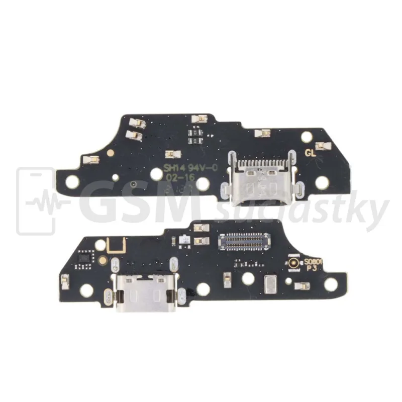 Doska nabíjania Motorola E20 - nabíjací konektor, mikrofón Originál Variant:: nabíjací konektor, doska a mikrofón