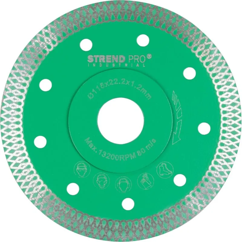 Diamantový kotúč Strend Pro Industrial, 115×22.2×1.2 mm, ultra tenký