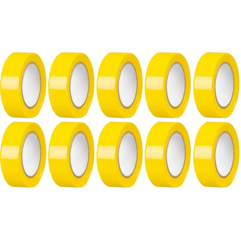 Páska Strend Pro, 19 mm, L-10 m, max. 80°C, 600V, žltá, izolačná, lepiaca, PVC, bal. 10 ks