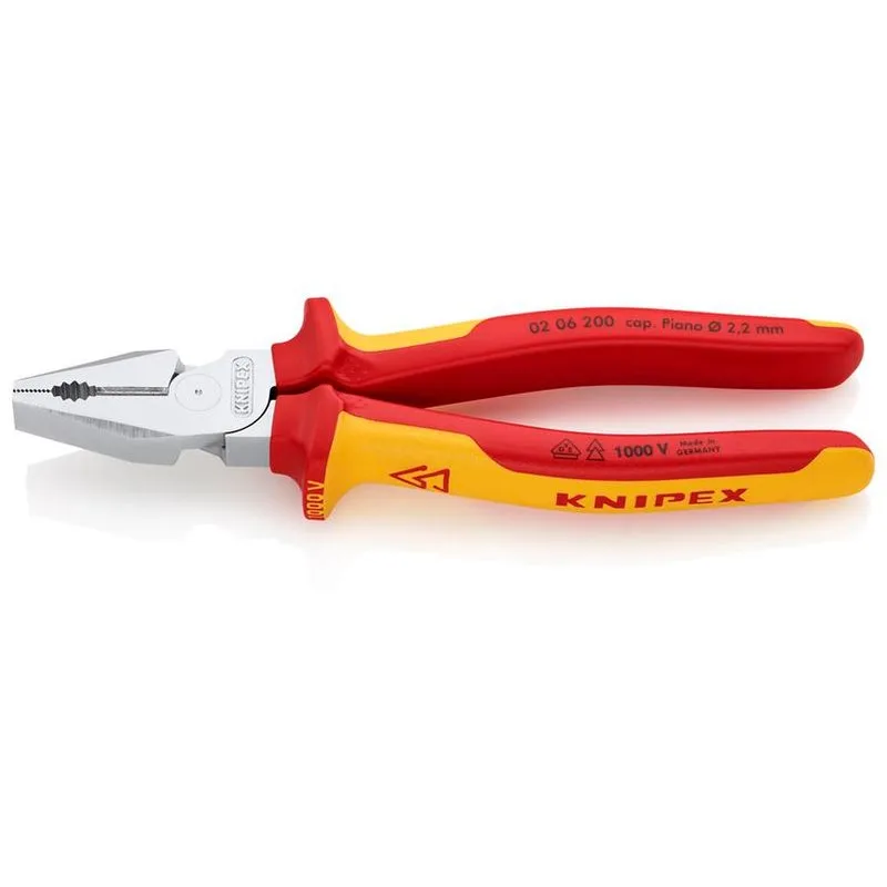 Kliešte KNIPEX 02 06 200 – silové, kombinované, VDE