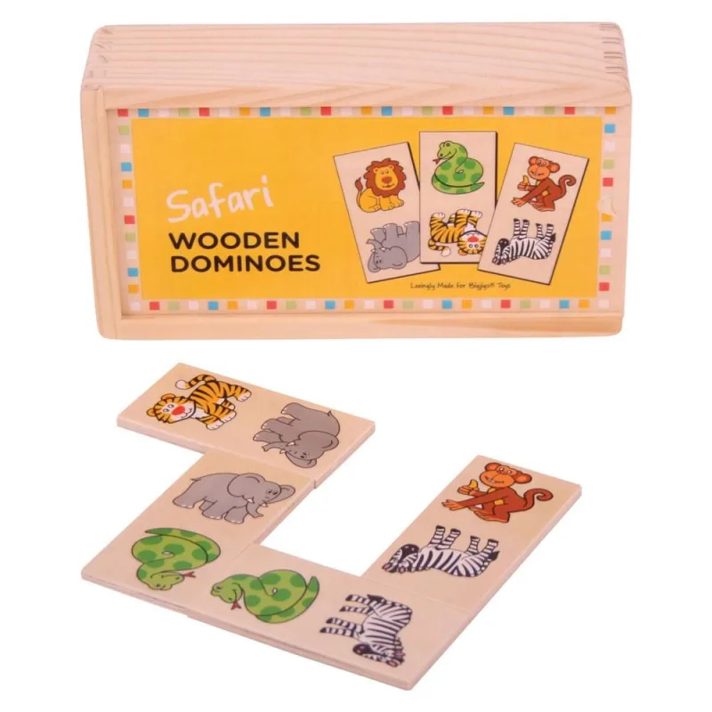 Drevené domino Safari