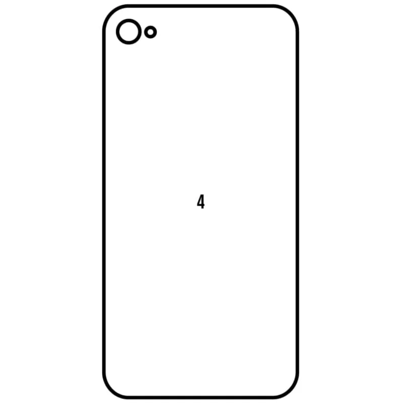 Ochranná fólia Sunshine Hydrogel pre Apple iPhone 4 Variant:: zadná čirá