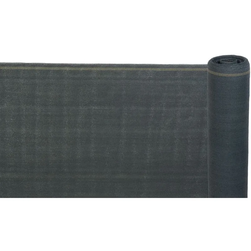 Tieniaca tkanina POPULAR.NET 1,5x25 m, HDPE, UV, 150 g/m², 90 %, antracit