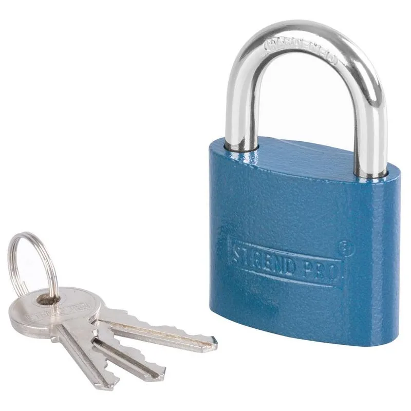 Zámok Strend Pro HP 50 mm, visiaci, modrý