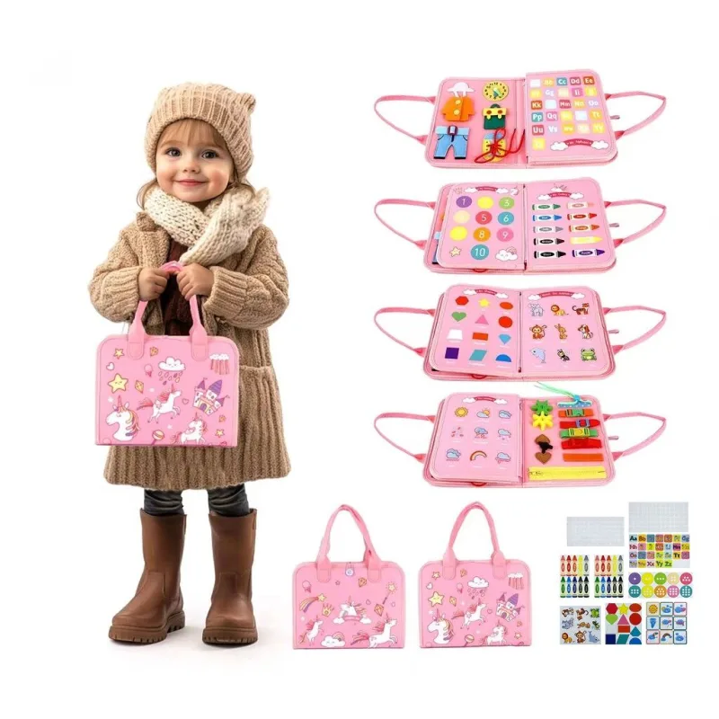 2Kids Toys Senzorická busy kniha Jedonorožec 3