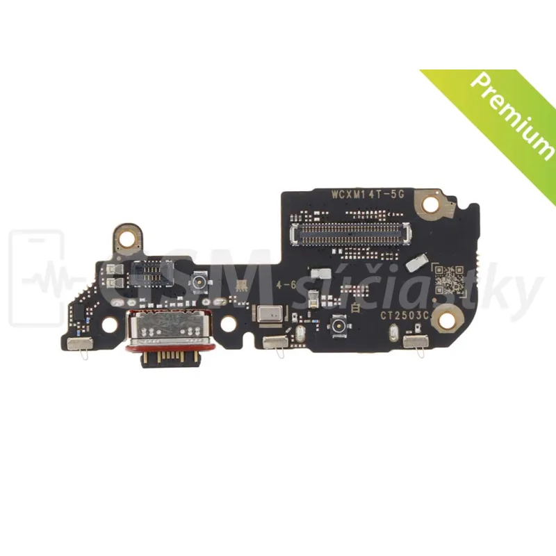 Doska nabíjania Xiaomi 14T - nabíjací konektor, mikrofón