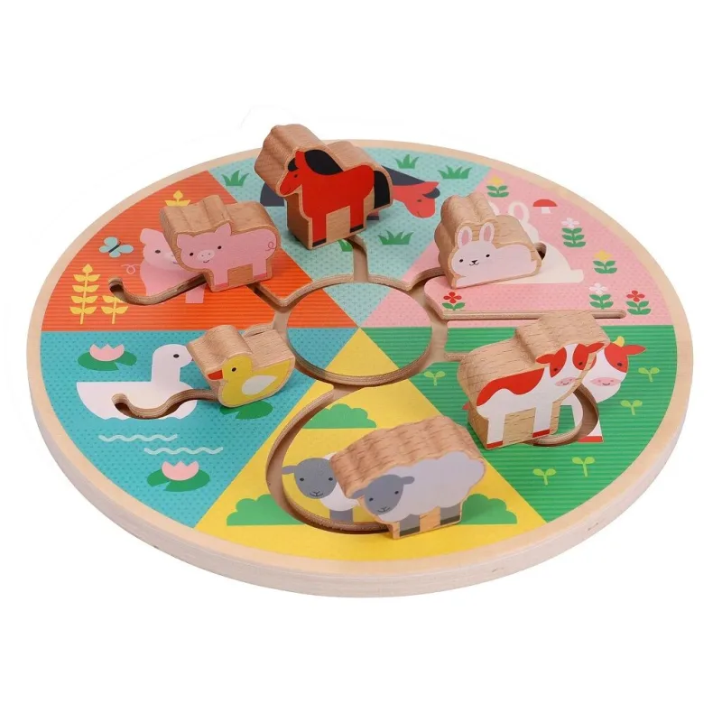Petitcollage Motorický labyrint Farma so zvieratkami