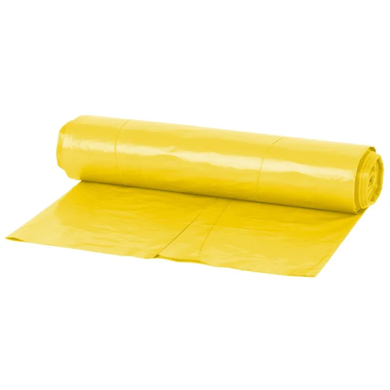 Vrecia na odpad ROLO MagicHome, recyklačné, žlté, 120 l, 25 ks