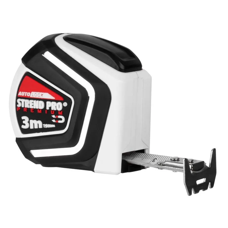 Meter Strend Pro Premium 3 m, zvinovací, Auto STOP, magnetic
