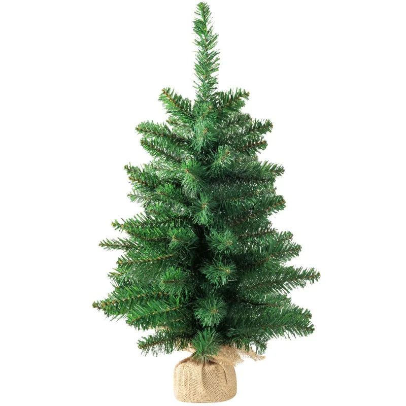 Vianočný stromček Leo, jedľa v jute, extra hustý, 60 cm