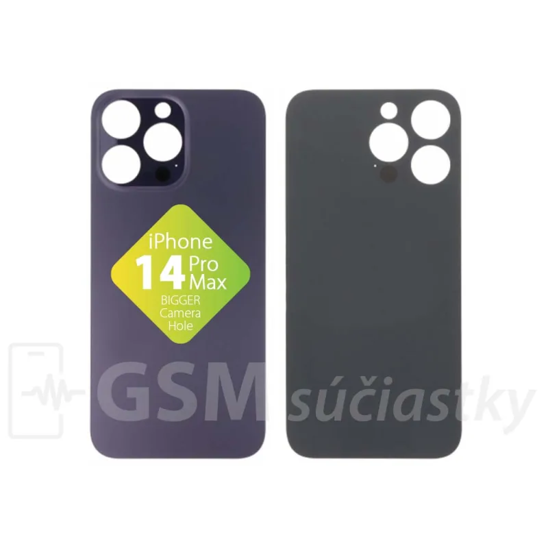 iPhone 14 Pro Max - Zadné sklo housingu Deep Purple