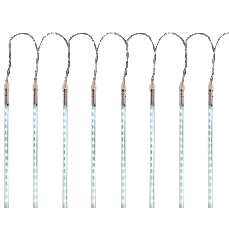 Vianočné osvetlenie reťaz Icicle, 720 LED, studená biela, vodopádový efekt, 7,5 m, exteriér