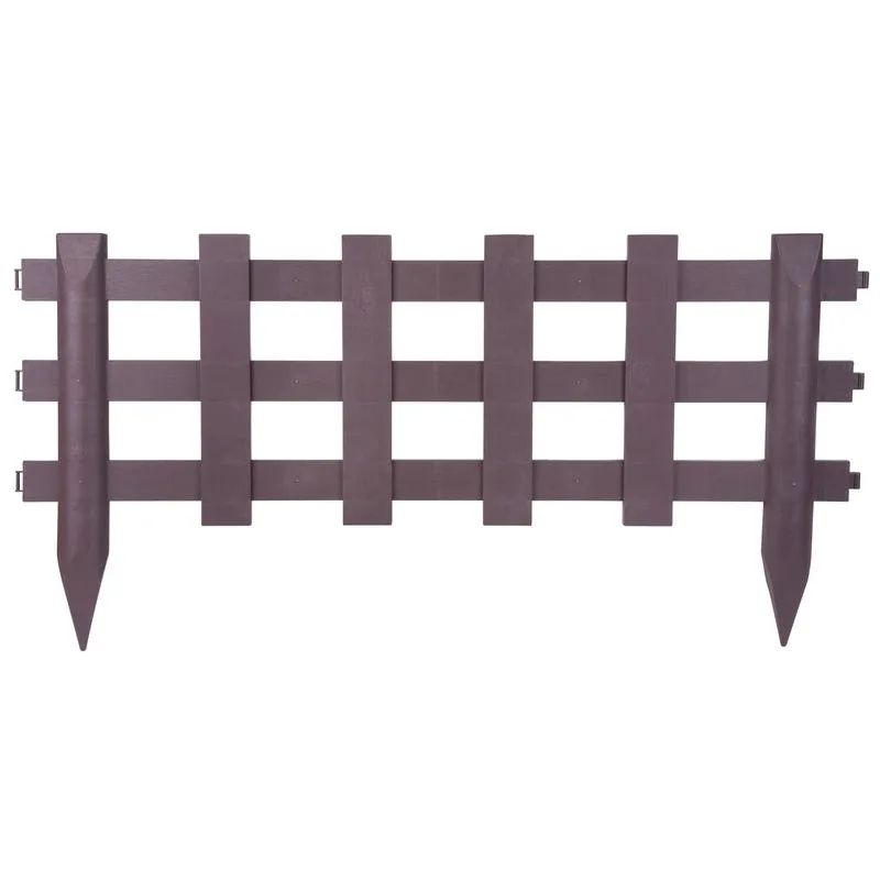 Ohrada Gardens F753, 100x49 cm, plastová, hnedá, 2 ks