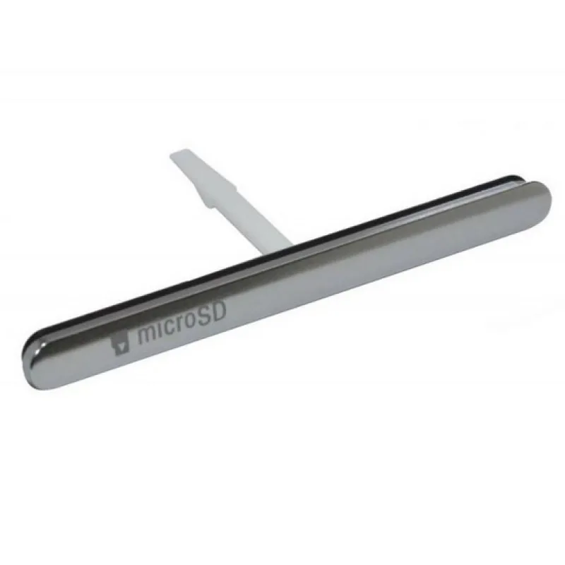 Kryt Sony Xperia M5, E5603 - Krytka SIM karty a pamäťovej karty Farba: Strieborná - Originál - 460HLY32Z0A