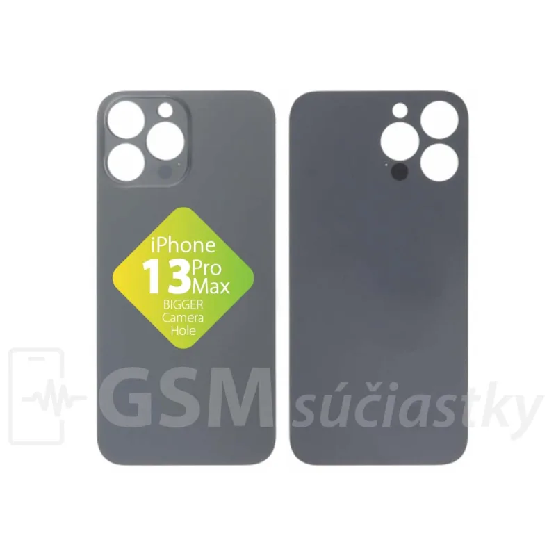 iPhone 13 Pro Max - Zadné sklo housingu Graphite