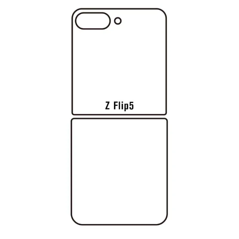 Hydrogel ochranná fólia pre Samsung Galaxy Z Flip 5 (SM-F731) Variant:: vonkajšia matná