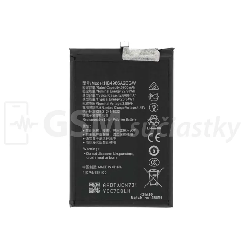 Nokia Batéria pre Honor X7b - HB4966A2EGW Variant:: OEM