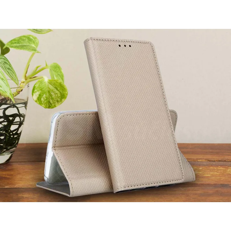 Smart Book Knižkové puzdro iPhone 12, 12 Pro Farba: Zlatá