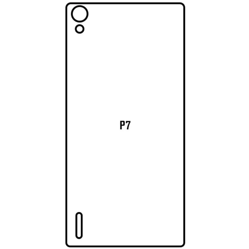 Ochranná fólia Sunshine Hydrogel pre Huawei P7 Variant:: zadná čirá