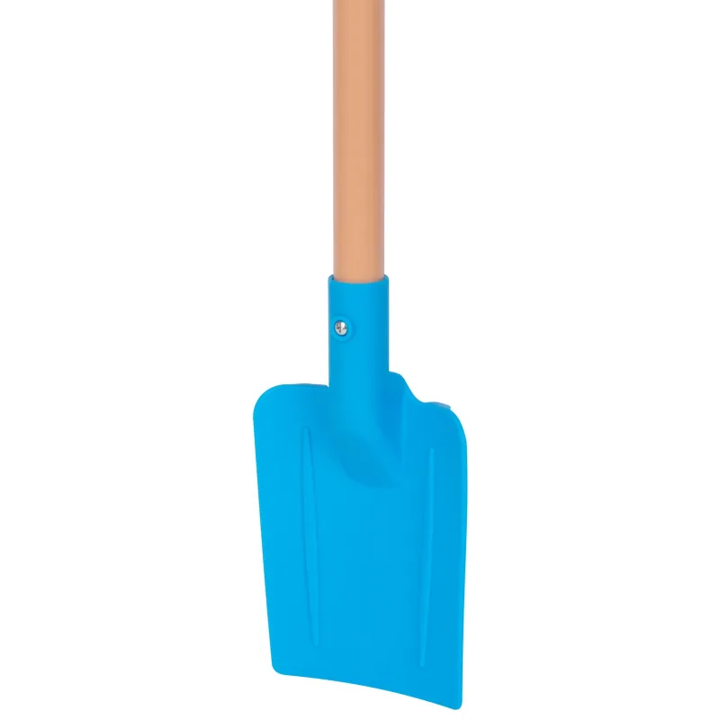 Detský rýľ plochý, plastový, modrý, 100x900 mm