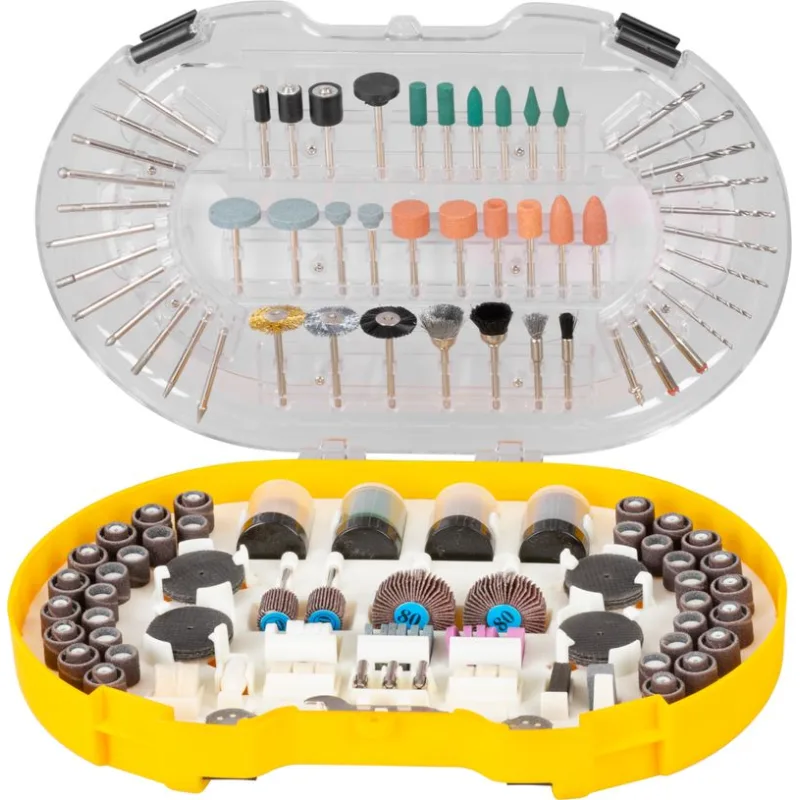 Sada brúsnych teliesok Strend Pro, pre mini brúsku, nádstavce, 276 ks