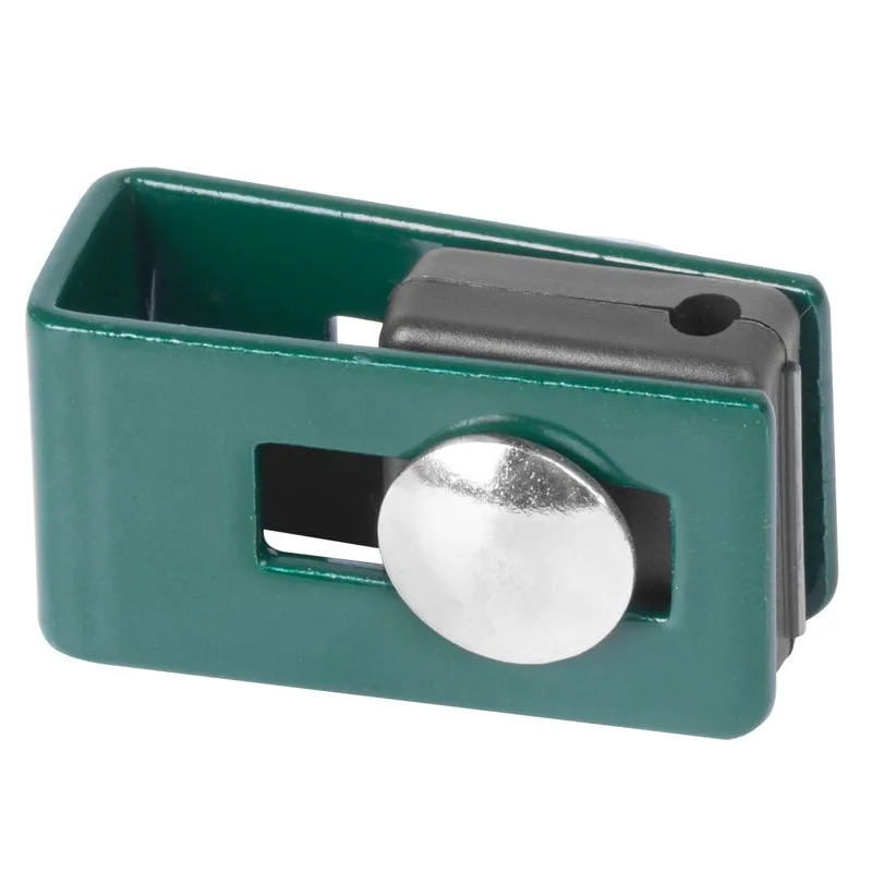 Úchytka na plotový panel U43, zelená, RAL6005, balenie 5 ks