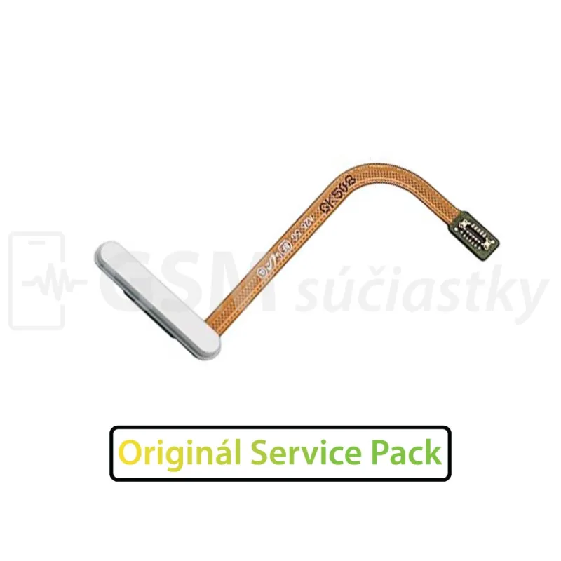 Flex kábel Power Samsung A266 Galaxy A26 5G - zapínania a odtlačku prsta Farba: Biela