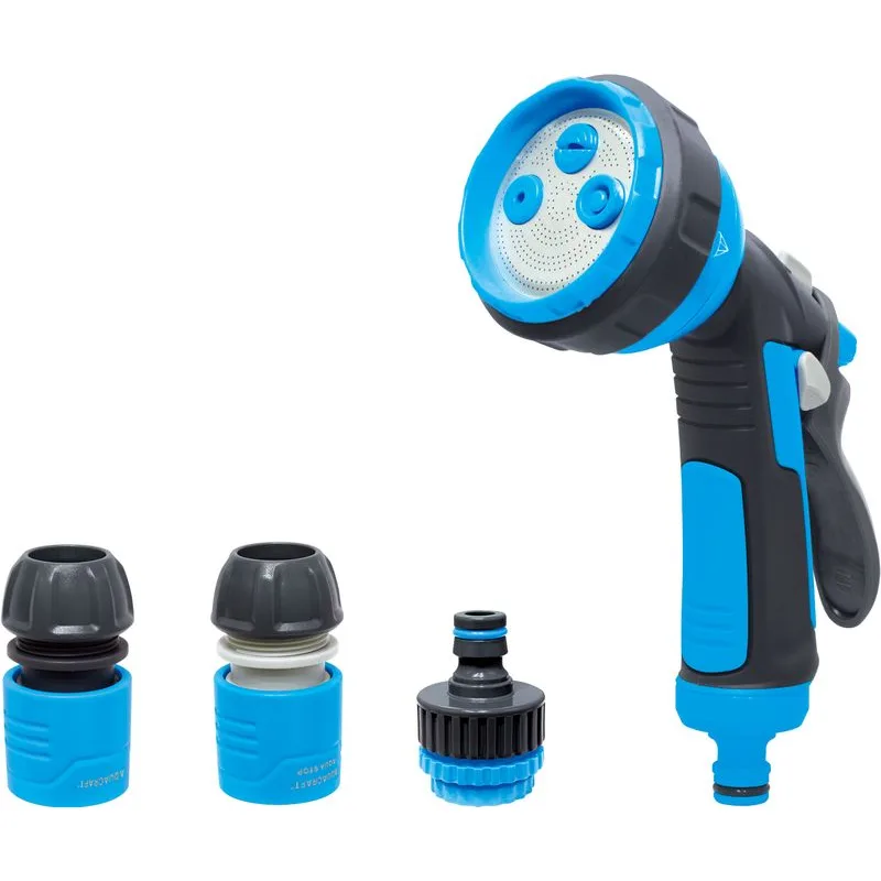 Sada zavlažovacia AQUACRAFT 770531, Classic, pištoľ X4, spojka 1/2", STOP, adaptér