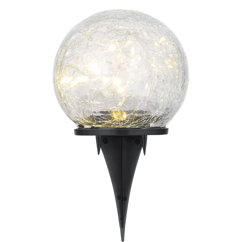 Solárna lampa Crackles, LED, 10x19 cm