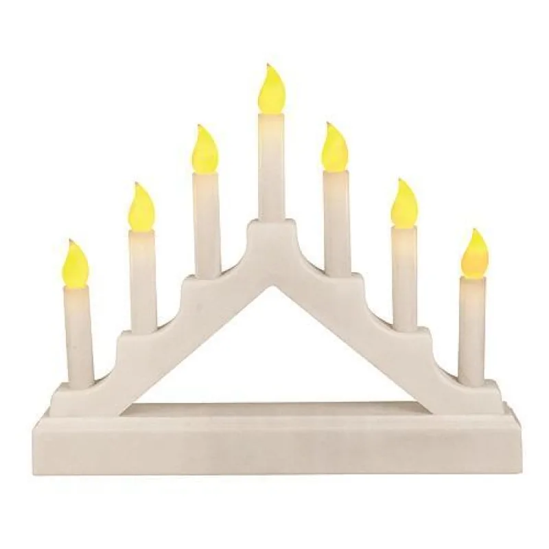 Svietnik MagicHome, 7 LED, na batérie, s časovačom