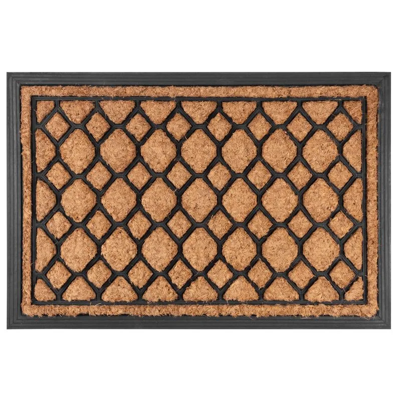 Rohožka pred dvere FishScales – 40x60 cm, guma/kokos