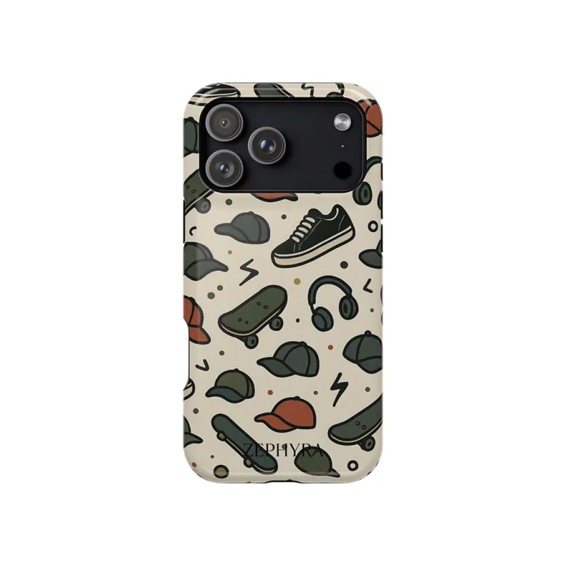 ZEPHYRA Skater Icons - iPhone 17 Pro Max Kryt