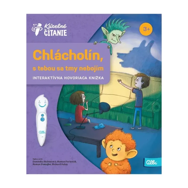 Albi Kúzelné čítanie Kniha Chlácholín, s tebou sa tmy nebojím!