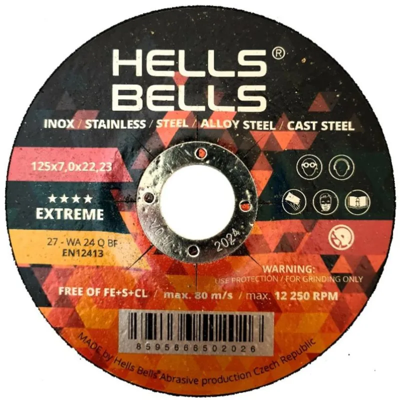 Kotúč Hells Bells 180x7.0x22.2 mm – Extreme, brúsny