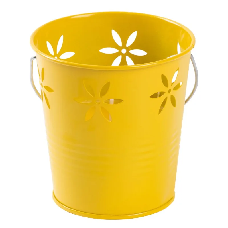 Sviečka proti komárom Citronella CB197, vedro, mix zelená/žltá, 160 g, 110x105 mm