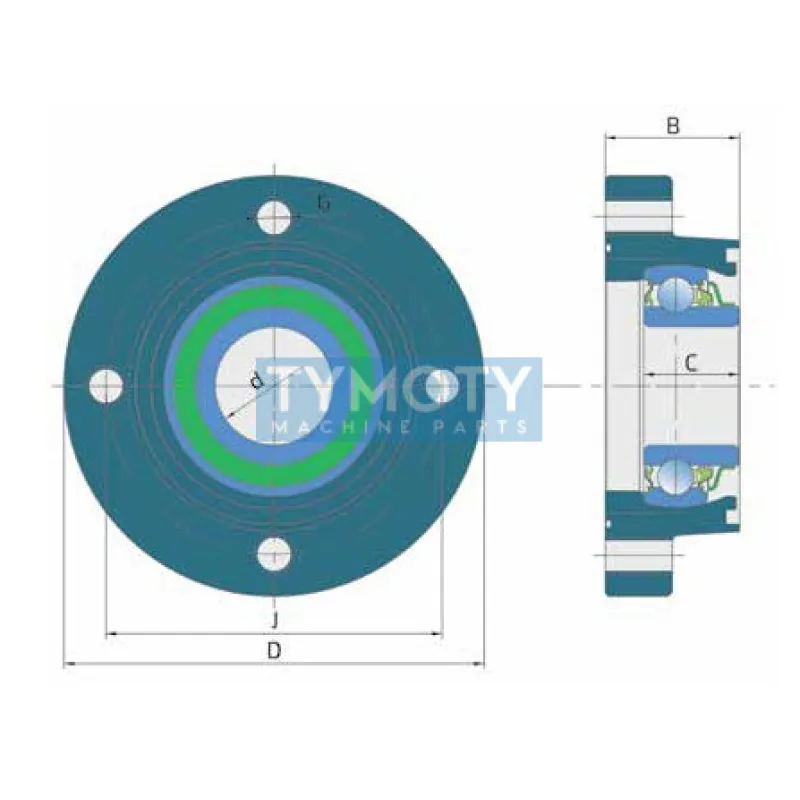 FKL LSGR 207 TBS ložisková jednotka